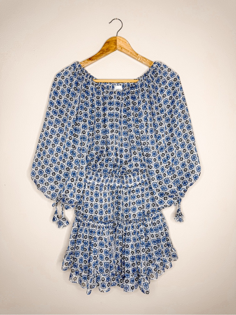 Misa Bohemian Zonia Mini Dress Size Medium NWT Ruffles Flowy Summer Fairy Flirty